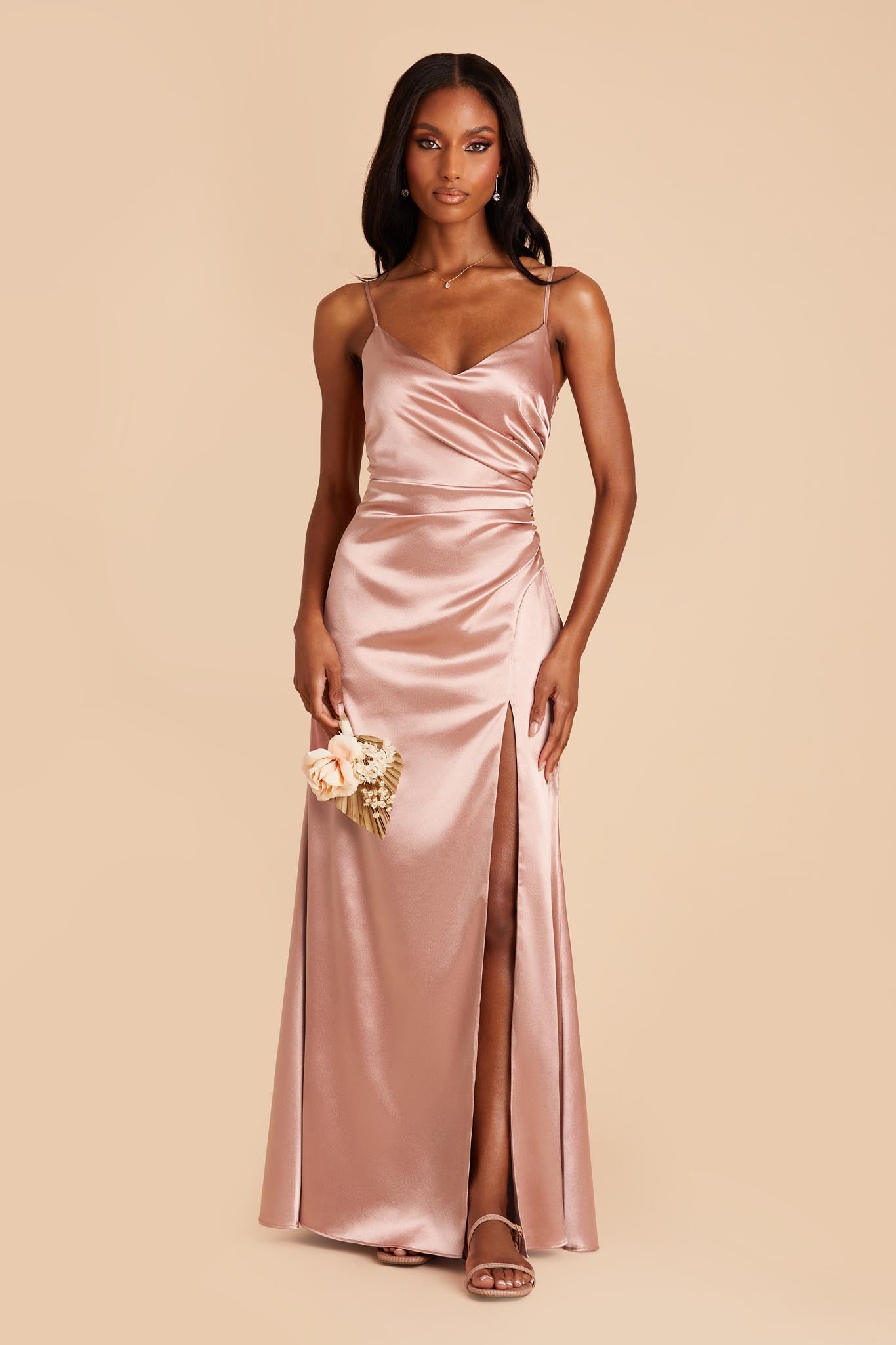 gold and rose gold dresses